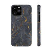 Black Golden Marble - Card Holder Cases - phone cases